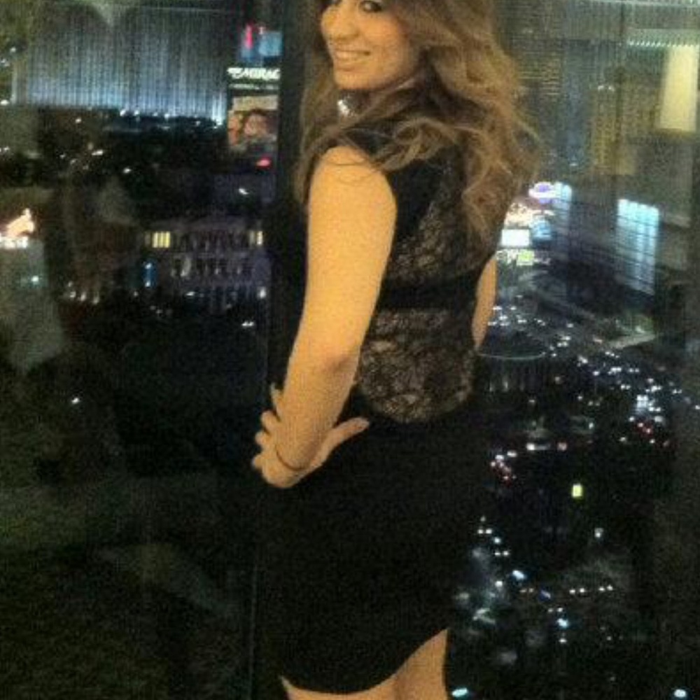 French Connection Navy Bandage Dress